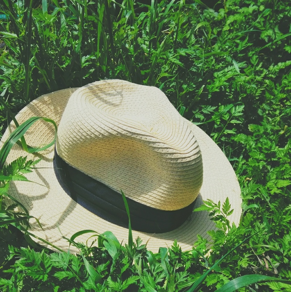 SOLD Yellow Straw Hat